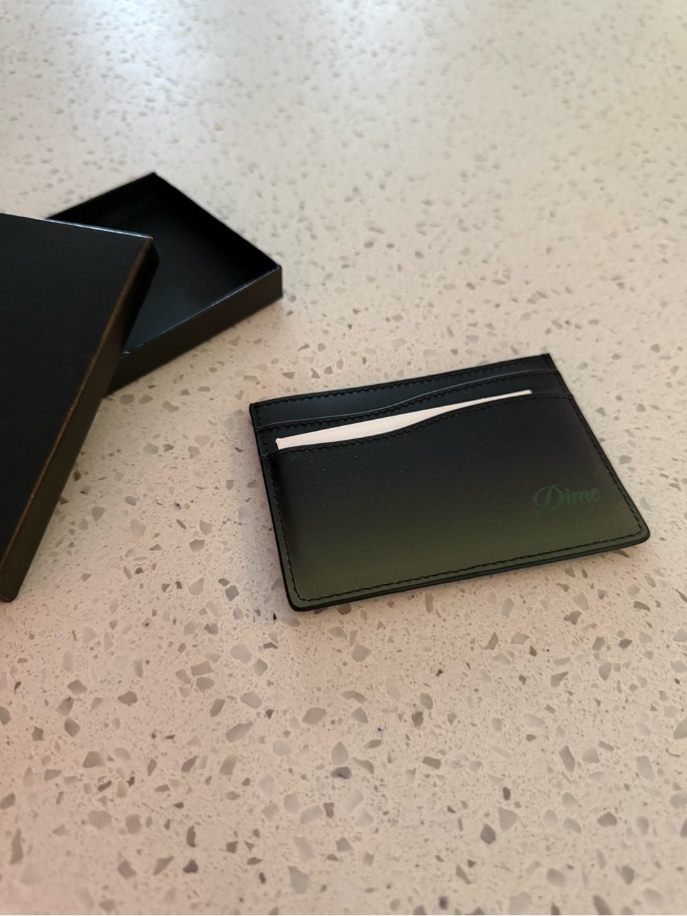Dime MTL Gradient Leather Cardholder